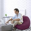 Aiire Gaming Sitzsack XXL mit Füllung - Riesen Bean Bag Chair für Deko, Jungen und Kinder - Bodenkissen Grob, Chill Sessel für Kuschelecke – Relaxo Sitzsäcke Erwachsene Violett Bild 2