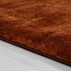 Paco Home Waschbarer Teppich Wohnzimmer Schlafzimmer Kurzflor rutschfest Flauschig Weich Moderne Einfarbige Muster, Grösse:200 cm Quadrat, Farbe:Kupfer Bild 3