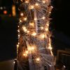 MARELIDA LED-Lichterkette LED Solar Lichterkette Draht 200 LED 20m Lichtsensor Garten Party, 200-flammig Bild 5