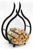 Kaminholzregal Flamme Kaminholzständer 78 cm Holzkorb Kaminholzhalter Holzregal Bild 5