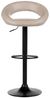 Set mit 2 Barstühlen PEORIA Kunstleder drehbar Helles Beige Bild 5