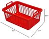 Waschkorb eckig 62 cm rot Bild 2