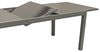 Großer Balkontisch Gartentisch Ausziehtisch Glas/Aluminium silbergrau ausziehbar 180-240 cm Bild 2