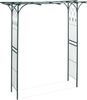 Relaxdays Rosenbogen Metall eckig Bild 1