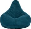 Icon 'Dalton' Sitzsack, Cord, Blaugrün, 90 x 84 x 73 cm Bild 4