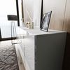 Lookway Kommode ONYX goldene Beine Hochglanz Push-Open / Goldgriffe 158 cm Bild 4