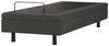 Verstellbares Bett ohne Kopfteil Stoff CASTELLAN 90 x 200 cm Dunkelgrau Bild 4