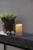 LED-Kerze "Twinkle" aus Kunststoff, creme 17,5x9 Bild 3