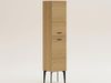 Vente-unique - SARONE Bathroom storage unit Holz, Platte Beige - B 30 cm x H 140 cm x L 35 cm Bild 4