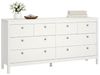 Dmora - Kommode Josette, Wohnzimmerbuffet, Wohnzimmer-Sideboard, Moderne Küchen-Speisekammer, 160x38 h80 cm, Weiß Bild 3