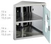 relaxdays Medizinschrank mit Glastür Bild 5