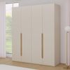 Drehtürenschrank >EDWAL< in sandfarbig / Mauvelle Eiche Dekor - 177,5x210,5x54,2cm (BxHxT) Bild 2