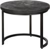 GILDE 3er Set Beistelltisch Nero - Metall - rund - schwarz - Höhe 48cm x Ø 70cm Bild 3