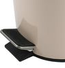 MSV Kosmetikeimer "Beige" Mülleimer Treteimer Abfalleimer - 3 Liter – mit herausnehmbaren Inneneimer Bild 4