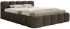 Selsey Polsterbett 200x200 cm Modernes Design, Stabiler Metallrahmen mit Gasdruckfedern Legend-Stoffbezug in Braun Bett mit Bettkasten Maximale Belastung 250 kg Bild 3