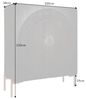 riess-ambiente Highboard MANDALA 120cm schwarz / gold, Massivholz · Schrank · Kommode · Wohnzimmer · Mango · Boho Bild 3