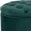 SAFAVIEH Upholstered Ottoman, in Marine, 55 X 55 X 50 Bild 4
