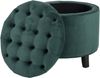 SAFAVIEH Upholstered Ottoman, in Marine, 55 X 55 X 50 Bild 3