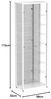 Glasvitrine >OPTIMA< in Weiß - 58x172x32cm (BxHxT) Bild 2