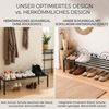 DanDiBo Schuhregal Schmal Platzsparend Schuhschrank 92cm 21237 Mi-1 Metall Schwarz Klein Shoe Rack Schuh Regal Schuhorganizer Bild 3