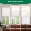 Allesin Plissee ohne Bohren Plissees Klemmfix Weiß 60x130 cm(BxH), Plisseerollo Faltrollo mit Klemmträger, Jalousie Rollos für Fenster und Tür, Sichtschutz und Sonnenschutz Bild 4