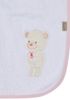 Sterntaler Poncho Bär Betty, Badeponcho für Kinder und Babys, saugfähige Baumwolle, süßes Stickmotiv, einfach drüberziehbar, Knopfverschluss, weich und pflegeleicht, 50×70×0,5 cm, weiß Bild 5