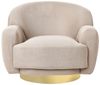 Sessel LEJRE Stoff Taupe Bild 4