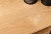 riess-ambiente Lowboard LIVING EDGE 160cm natur / schwarz · TV-Schrank mit Wildeichen-Front (Einzelartikel, 1 St), hängend · Wohnzimmer · 2 Türen · Baumkante · Holzfurnier · Industrial Bild 5