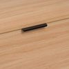 Modularer Schrank mit Stange und 2 Schubladen aus PB und Metall in Natur und Schwarz Bild 5