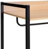 Modularer Schrank mit Stange und 2 Schubladen aus PB und Metall in Natur und Schwarz Bild 4
