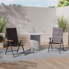 Gartenstuhl Verona Mehrfachpack - wetterfester Klappstuhl mit 7-fach verstellbarer Lehne - Grau Bild 2