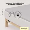 Schlafgut Spannbettlaken EASY Jersey Elasthan Topper, Jersey, Gummizug: rundum, (1 Stück), MADE IN GREEN by OEKO-TEX® Bild 3