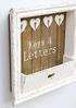 Wandorganizer Vintage Schlüsselboard Holz Ablage 93857 Briefablage Shaby Chic Bild 4