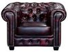 Chesterfield Ledersessel BRENTON - Büffelleder - Rotbraun Bild 4