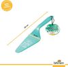 Birkmann Tortenheber Colour Splash, Kuchenheber, Backzubehör, mit Spruch, Kunststoff, türkis, 26 cm, 429789 Bild 2