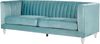 3-Sitzer Sofa Samtstoff hellblau ARVIKA Bild 4