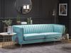 3-Sitzer Sofa Samtstoff hellblau ARVIKA Bild 2