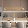Lucande Hängeleuchte Melinay, LED, Metall, Gold / Messing Farbwechsel warmweiß / tageslicht IP20 mit Fernbedienung, LED 51 W gesamt, Farbwechsel warmweiß / tageslicht Bild 3