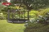 BERG Trampolin InGround rund 430 cm grau mit Sicherheitsnetz Comfort Favorit Bild 3
