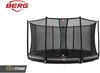 BERG Trampolin InGround rund 430 cm grau mit Sicherheitsnetz Comfort Favorit Bild 2