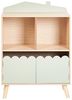 Bücherschrank LACKEY Holzwerkstoff Heller Holzfarbton Bild 5