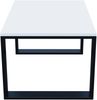 AKKE Außergewöhnlicher Couchtisch Beistelltisch für Wohnzimmer | Kaffee Tee Wohnzimmertisch Tisch | Coffee Table | Zimmer Schlafzimmer Möbel | Deko Modern Weiss 80 x 50 x 55 Bild 4