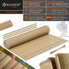KESSER® PVC Sichtschutzmatte Sichtschutzzaun 80x300 cm | Balkonverkleidung Windschutz | verstärkte Lamellen für Garten Balkon & Terrasse | Balkonumrandung inkl. Kabelbindern & Abdeckung Bambus Bild 2