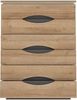Forte INVERELL Sideboard mit 6 Schubladen, Holzwerkstoff, Riviera Eiche/Uni Wolfram Grau, B x H x T: 81,4 x 108,2 x 41,8 cm Bild 5