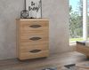 Forte INVERELL Sideboard mit 6 Schubladen, Holzwerkstoff, Riviera Eiche/Uni Wolfram Grau, B x H x T: 81,4 x 108,2 x 41,8 cm Bild 2