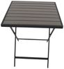 DEGAMO Gartentisch ASCIANO, 60x60cm, Metall anthrazit, Tischplatte Kunstholz grau Bild 4