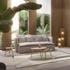 Kare Design Beistelltisch Vigo (2-teilig), Braun, Couchtisch, Nachttisch, Ablage, Eichen Holz, 40 x 67 x 51 cm (H/B/T) Bild 2