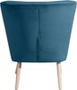Sessel Kassi Bezug Samtvelours Buche natur / petrol 22364 Bild 5