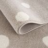 Jimri Kinderteppich DOTS l Pünktchen Gepunktet l Öko-Tex Siegel | Farbe: Beige Blau Rosa | Kinderzimmer/Jugendzimmer Bild 3
