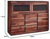 Highboard Sheesham 150x40x115 noble unique lackiert SYDNEY #103 Bild 3